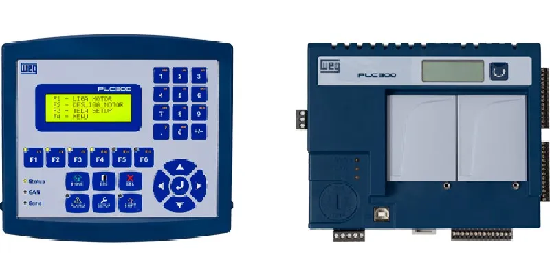 Plc com ihm incorporada